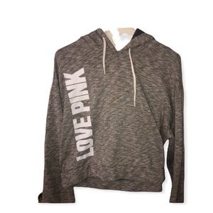 Victoria’s Secret pink cropped hoodie size medium